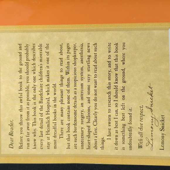 LOT OF 4 LEMONY SNICKET BOOKS 1 HARDBACK - Picture 9 of 10